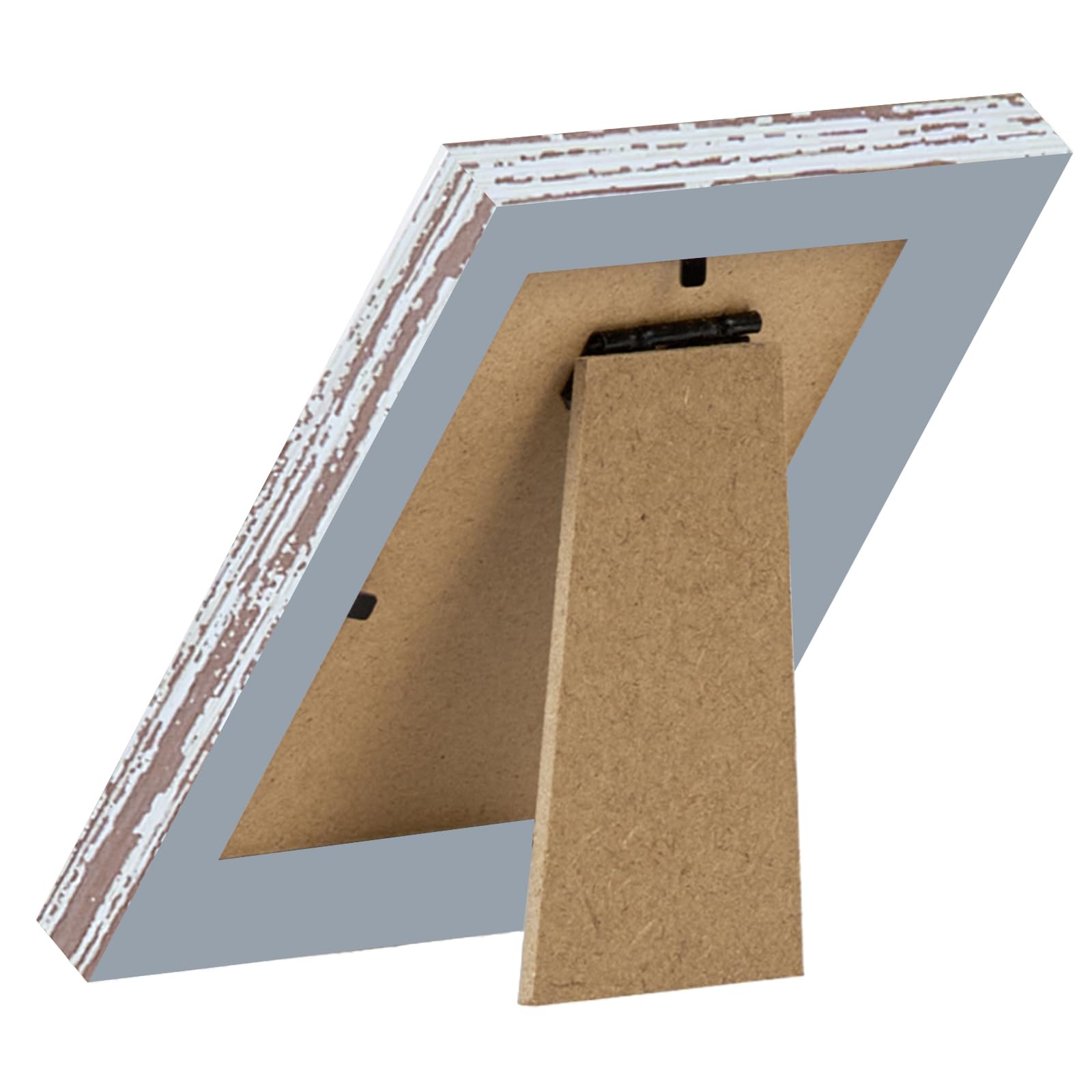 JCJMY 3x4 Picture Frame Rustic White for Wall Hanging or Tabletop, Wall Mounting Horizontally or Vertically, 3 x 4 Wall Gallery